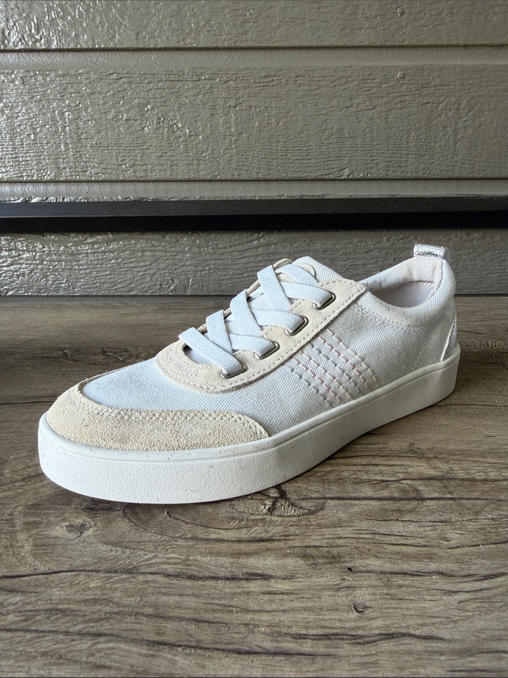 Revitalign Orthotic Canvas Women’s White and Beige Platform Sneakers size 9 - Picture 3 of 11